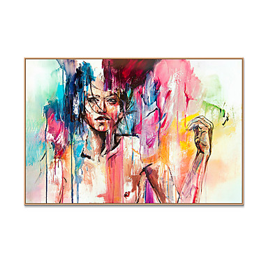 Framed Art Print Framed Canvas Prints - Abstract PS Oil Painting Wall