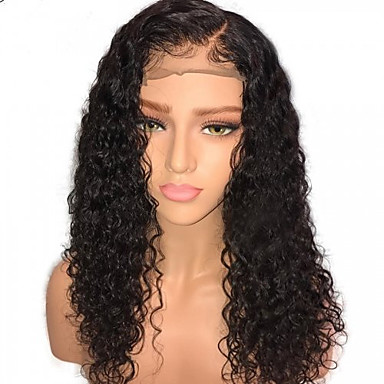 curly wigs side part