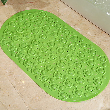 1pc Modern Bath Mats Pvc Polyvinyl Chloride Novelty Bathroom Non