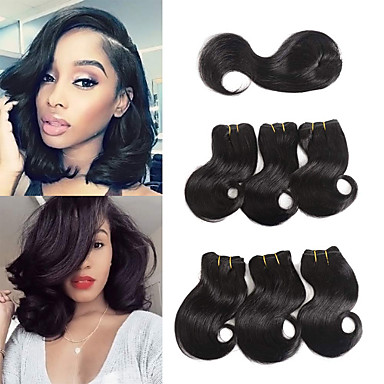 6 Bundles With Closure Human Hair Weaves Search Lightinthebox