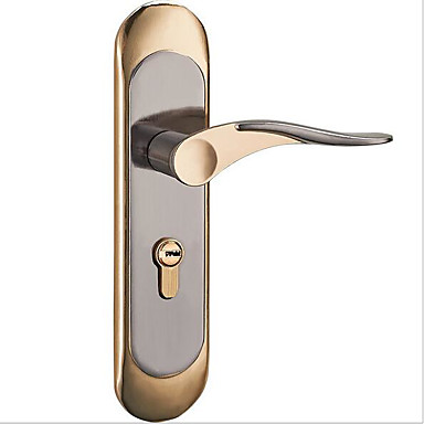 14 24 Aluminum Alloy Interior Door Lock Indoor Wooden Door Lock Simple Door Handle Handle Lock