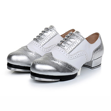 silver tap shoes