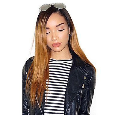 Remy Human Hair Lace Front Wig Layered Haircut Style Brazilian