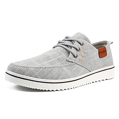 Men's Comfort Shoes Canvas Summer Casual / British Sneakers Breathable ...