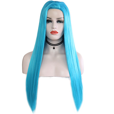 Human Hair Lace Wig Kinky Straight Style Middle Part Lace Front