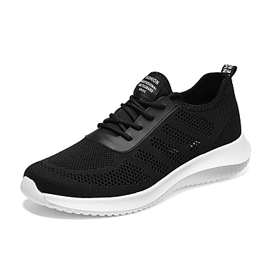 Men's Comfort Shoes Mesh / Elastic Fabric Summer Sporty Athletic Shoes ...