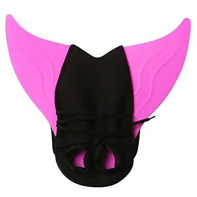 baratos Mascaras de Mergulho, Snorkels &amp; Pés de Pato-Barbatanas sereia Natação Mergulho TPR - para Adulto Infantil Vermelho Rosa Azul
