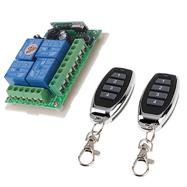 1//2//3 Ways ON//OFF 220V Wireless Receiver Lamp Light RF Remote Control Switch EH