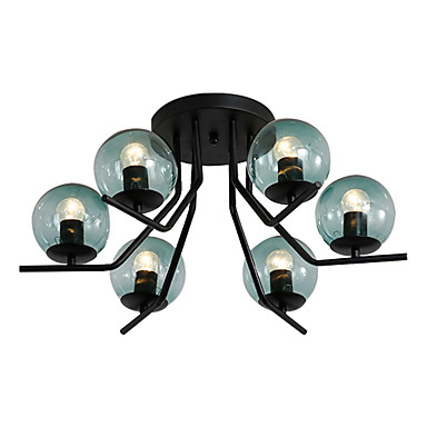 Sputnik Flush Mount Lights Ambient Light Painted Finishes Metal