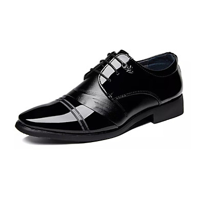 Men's Comfort Shoes PU Summer Casual Oxfords Non-slipping Black 7510159 ...