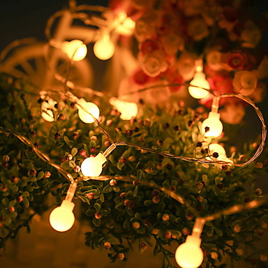 Tatuo Halloween Decoration 30 LED String Lights Battery Operated String Lights for Halloween Christmas Party Patio Lawn Garden Home Style 1 Assorted Colors