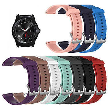 Watch Band For Lg G Watch W100 Lg G Watch R W110 Lg Watch Urbane W150 Lg Sport Band Silicone Wrist Strap 21 5 99