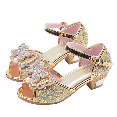 Fille Chaussures de Demoiselle d'Honneur Fille Faux Cuir ...