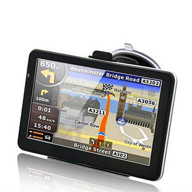 baratos Navegador GPS Para Carro-O navegador dos gps do caminhão do carro da tela de toque do ce 6.0 das janelas do hd de 7in 256mb 8gb avança