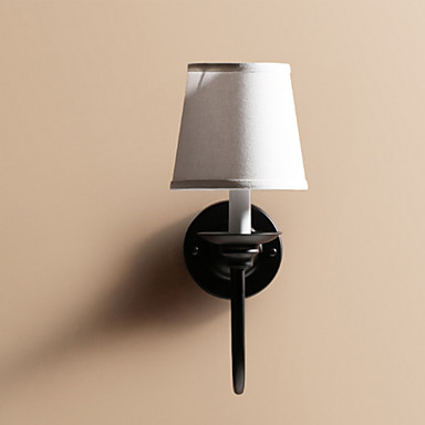 Wall Lamp Antique Sconces Fabric Shade American Country Deco Light Wall Lamp Antique Sconces Fabric Shade