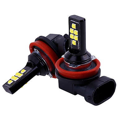 *FOG LIGHT HIGH BEAM FLASH H11 H8 9006 69 LED SMD CANBUS BULBS WHITE PAIR