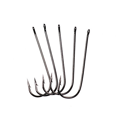 baratos Ganchos de Pesca-50 pcs Anzol Anerdeen Ganchos de Pesca Unha-Pendurada Fina / Delta Cortante Pesca de Mar / Pesca de Gancho / Pesca de Água Doce Aço Inoxidável