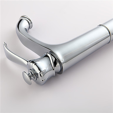 Baño grifo del fregadero - Separado Cromo / Bronce Aceitado Conjunto