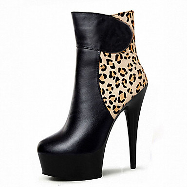 ankle boots with cone heel