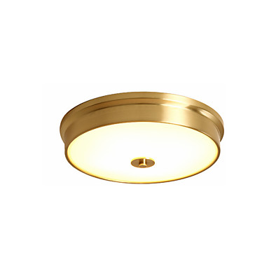 178 49 Modern Simple Ceiling Light Flush Mount Lights Round Shade Ambient Light Copper For Bedroom Living Room