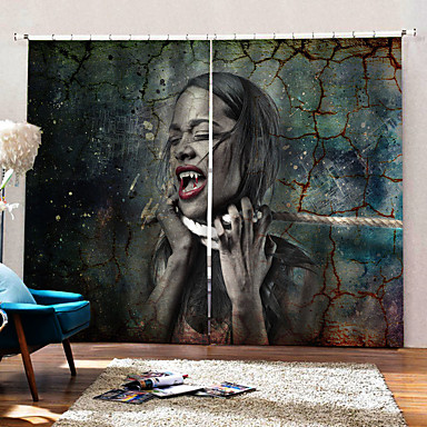 Luxury Uv Digital Printing Curtains Impression Oil Painting