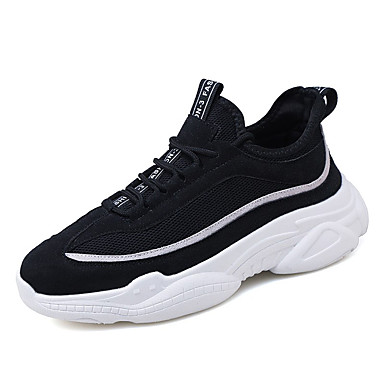 Men's Comfort Shoes Mesh / PU Summer Sporty Athletic Shoes Running ...