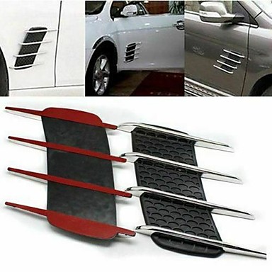 Car Hoods /& Door Side Simulation Air Flow Vent Intake Grille Decal Sticker Trim