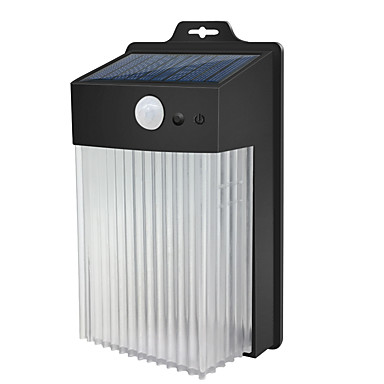 1pc 2 W Iluminación para pared exterior / Luz de pared solar