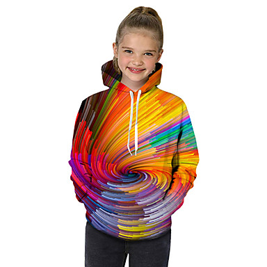 rainbow hoodie girls