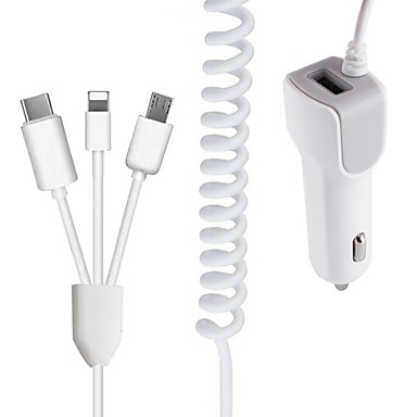 3 In 1 24 V 1 Usb Port Safety Multi Ports Car Charger 7693889 2020