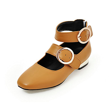 chunky heel flats