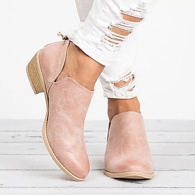 ankle boot with small heel