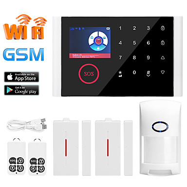 Multi Network Language Inalambrico Gsm Alarma Antirrobo Wifi