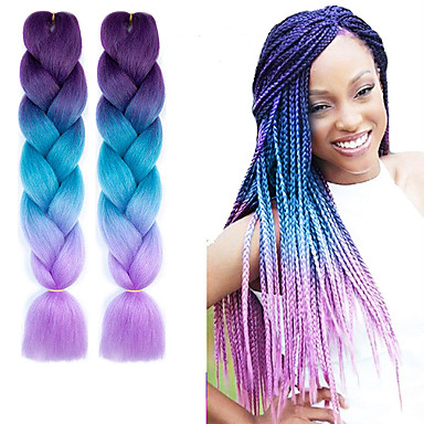 Braiding Hair Straight Extension Twist Braids Afro Kinky Braids