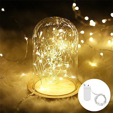 1pcs 3m 30leds Garland Decorative Light Copper Wire Cr2032 Battery 1pcs 3m 30leds Garland Decorative Light