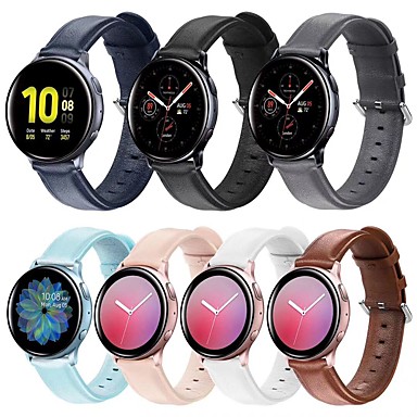 Watch Band for Samsung Galaxy Watch Active 2 Samsung Galaxy Business Band  Genuine Leather Wrist Strap 7755333 2022 – $10.99