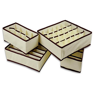Drawer Organisers For Underwear Sock Fabric Foldable Drawer