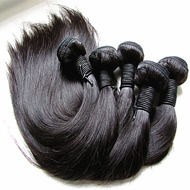 5 Bundles Brazilian Hair Straight Body Wave Virgin Human Hair