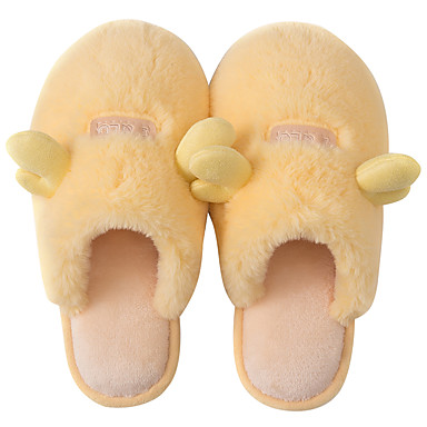 faux fur casual shoes