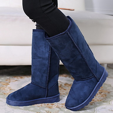suede boots flat heel