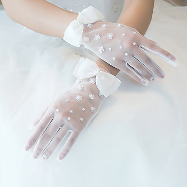 girls formal gloves