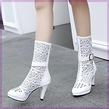Women039;s Boots Spring Fall Winter Platform Comfort PU Office /& Career Casual Athletic Wedge Heel Platform Zipper Tassel White Black RedWhiteUS10.5 CN43 EU42 UK8.5