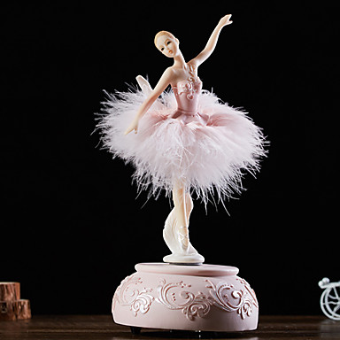 4 modelli 1pc Music Box in legno a manovella meccanica Classic Craft Beautiful Design come regalo di compleanno Music Box Ballet
