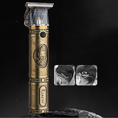 cheap Beauté &amp; Cheveux-USB rechargeable tondeuse à cheveux chauve tondeuse à cheveux électrique tondeuse sans fil rasoir tondeuse 0mm hommes barbier machine de coupe de cheveux