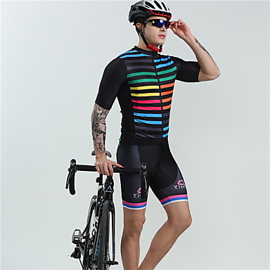 rainbow cycling shorts