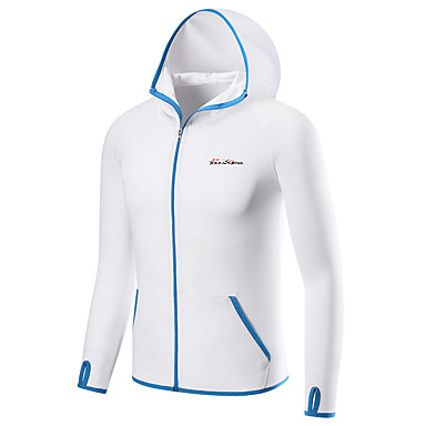 baratos Galochas, Roupas de Pesca-Homens Roupas de proteção solar Blusas Secagem Rápida Repelente de Insetos Proteção UV Pesca Campismo Ao ar livre Pesca / Seda Sintética / Micro-Elástica