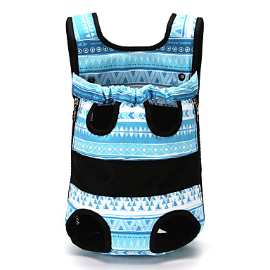 baratos Acessórios &amp; Roupas para Cachorros-Cachorros Gatos Animais Pequenos Peludos Tranportadoras e Malas frente Backpack Mala de Viagem Respirável Macio Durável Geométrica Náilon Cachorro pequeno Cão Médio Ao ar livre Caminhada Vermelho