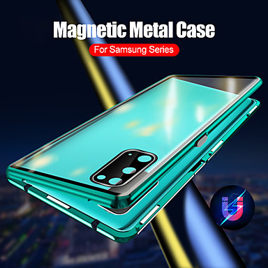 Magnetic Case For Samsung Galaxy S21 Ultra S21 Plus S21 Protection Camera 360 Double Sided Tempered Glass Magnetic Cover Protective Case For Samsung Galaxy S Ultra S Plus Note 21 17 99