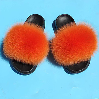 fuzzy slippers with heels