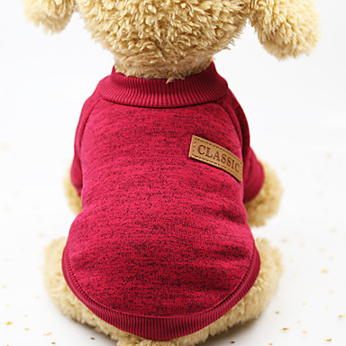 HAPEE Dog Sweaters Classic Style,Pet Warm Clothes,Puppy Cat Dog Sweatshirt